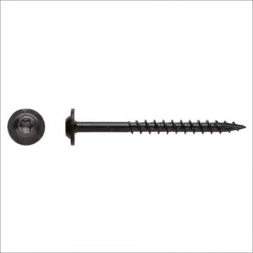 Big Timber No. 10 Sizes X 2-1/2 in. L Star Black Fine Cabinet Screws 365 pk (#5035018)